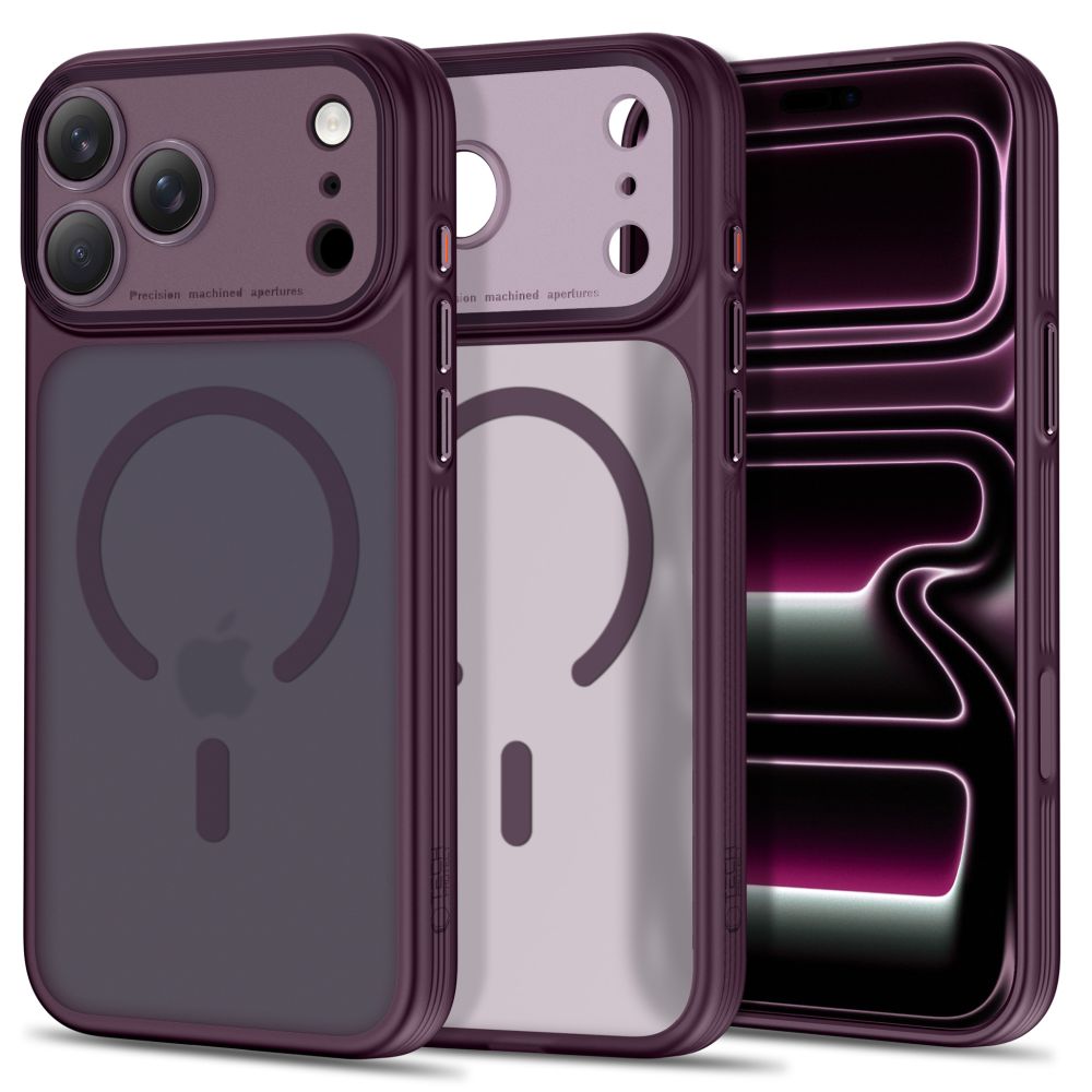 Tech-Protect iPhone 17 Pro Max/iPhone 18 Pro Max Skal MagPrime MagSafe Matt Burgundy