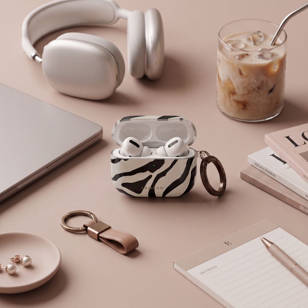 Tech-Protect AirPods 4/5 Skal Lamano Zebra