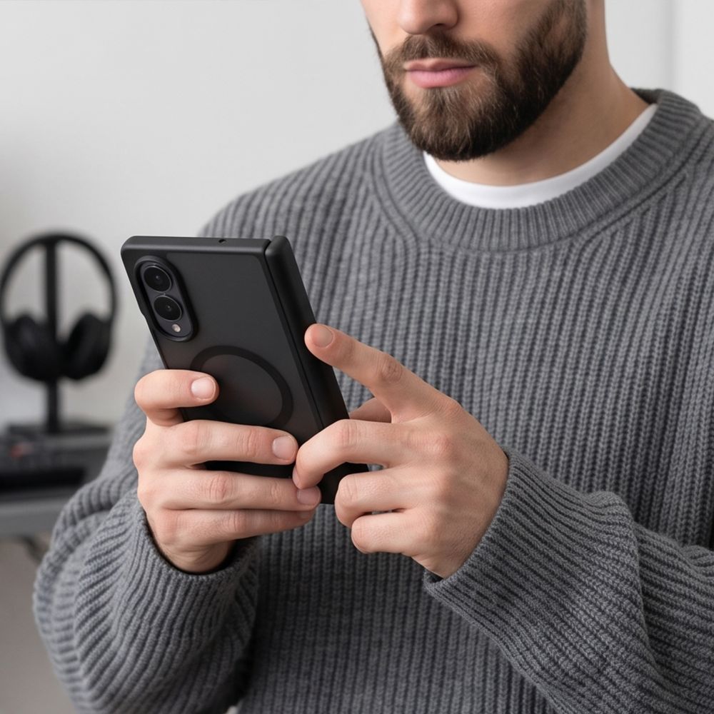 Tech-Protect Samsung Galaxy Z Fold 8 Skal MagPeak MagSafe Svart