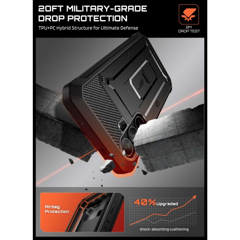 Supcase Samsung Galaxy S26 FE Skal Unicorn Beetle Pro Svart