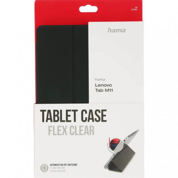 Hama Lenovo Tab M11 TB330 Fodral Flex Clear Svart
