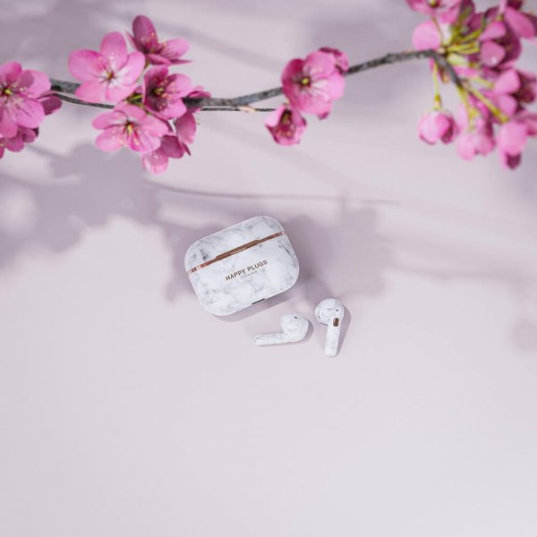 Happy Plugs Hope TWS Vit Marmor