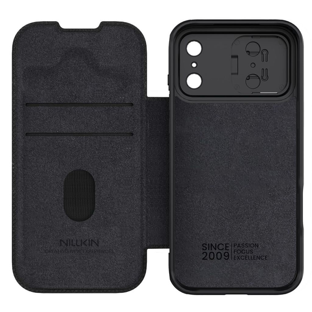 Nillkin iPhone 17 Pro/iPhone 18 Pro Fodral Qin Pro Svart