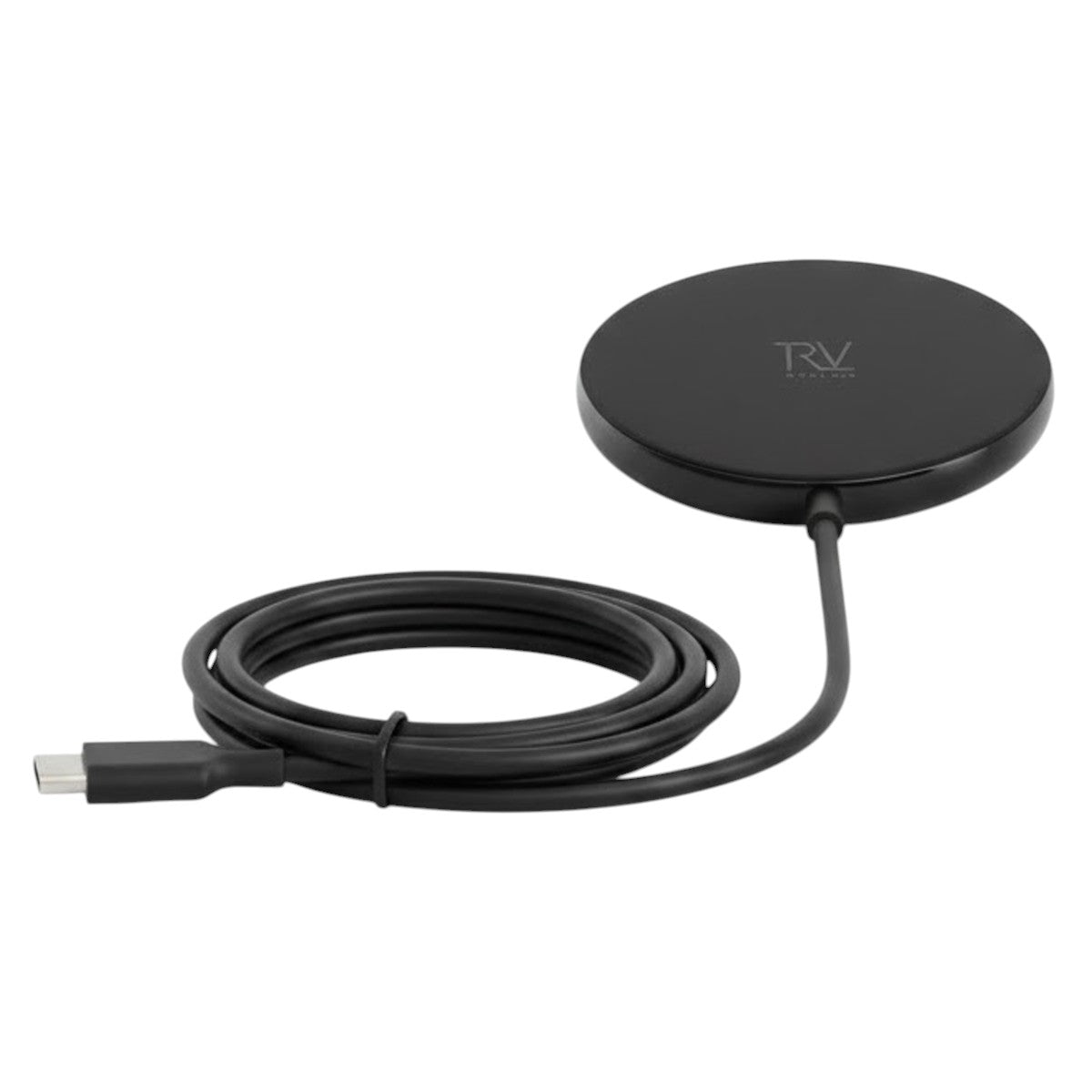 Rvelon Trådlös MagSafe Laddare med Stativ Qi2 15W USB-C Grå
