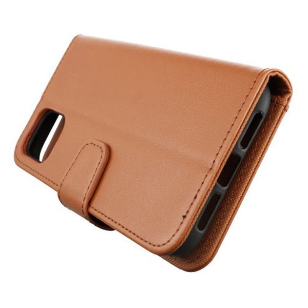 Rvelon iPhone 11 Fodral 4 Kortfack Brun