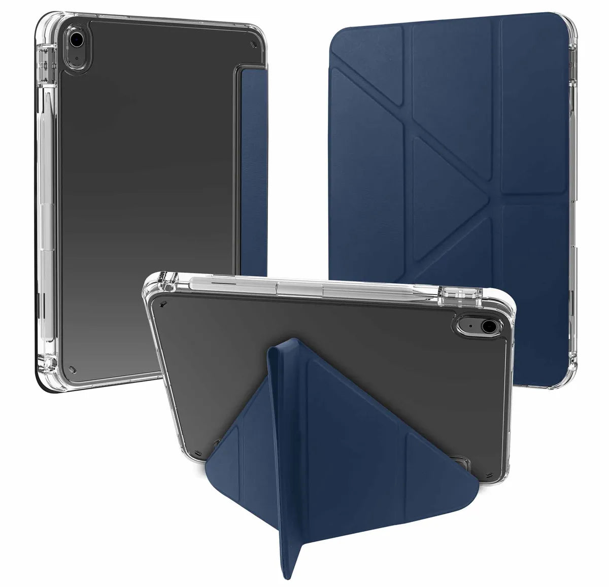 X2O iPad 11 (A16)/iPad 10.9 (gen 10) Fodral FlexFold Folio Blå