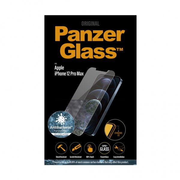 PanzerGlass iPhone 12 Pro Max Skärmskydd Standard Fit