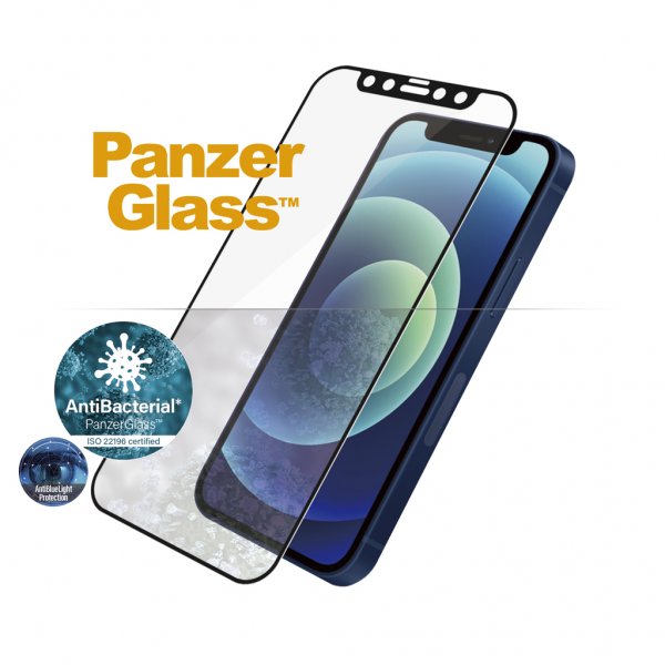 PanzerGlass iPhone 12 Mini Skärmskydd Edge-to-Edge Anti-Bluelight