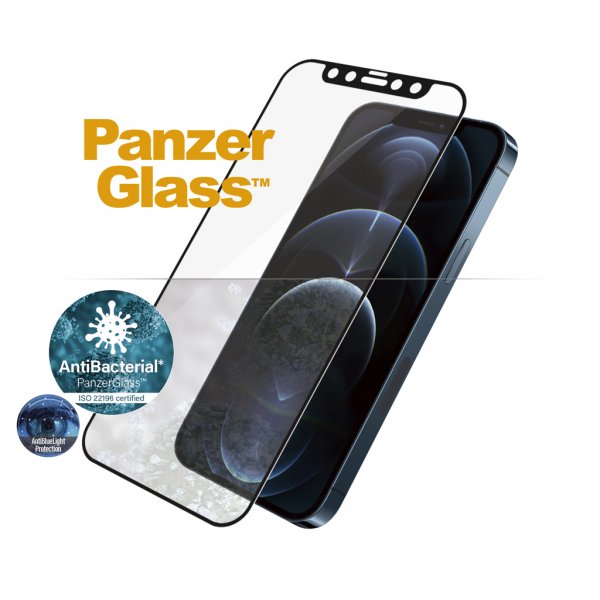 PanzerGlass iPhone 12 Pro Max Skärmskydd Edge-to-Edge Anti-Bluelight