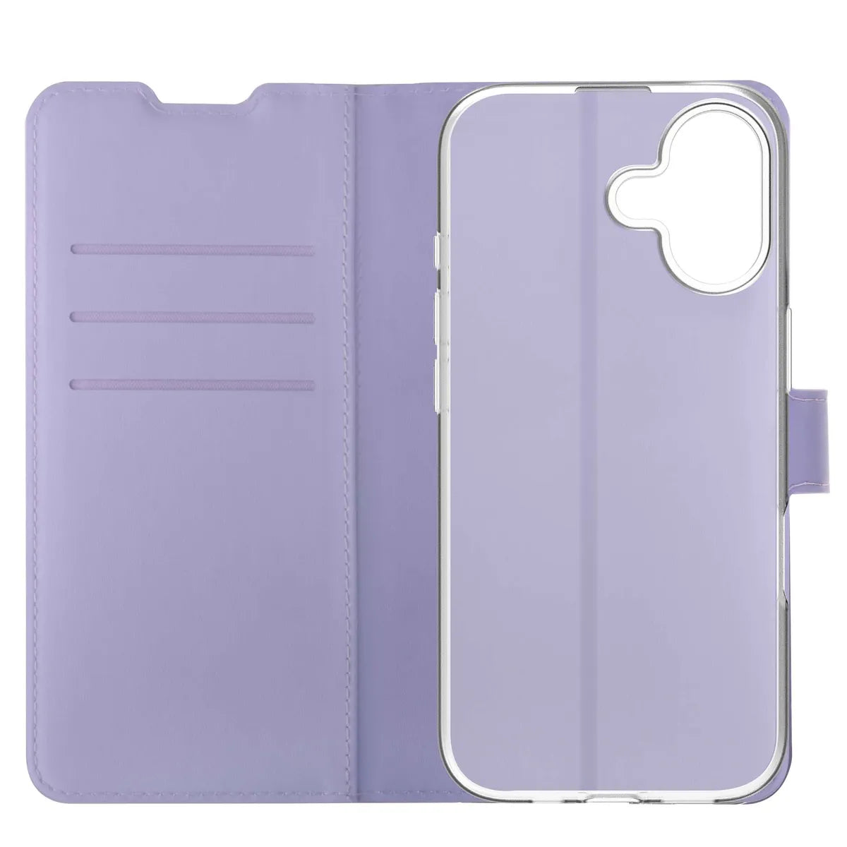 X2O iPhone 16 Fodral Classic Wallet Lila