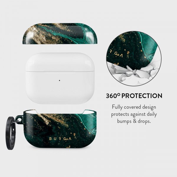 Burga AirPods Pro 2 Skal Design Emerald Pool