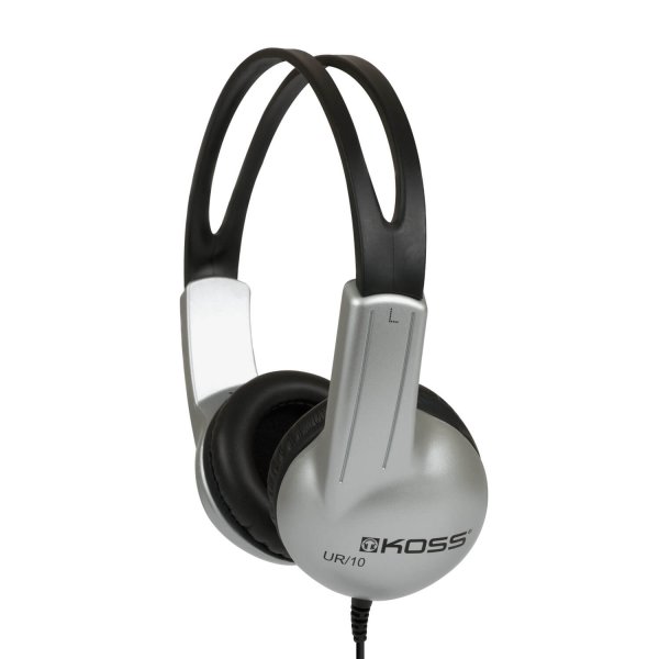 Koss Hörlurar UR10 On-Ear Silver