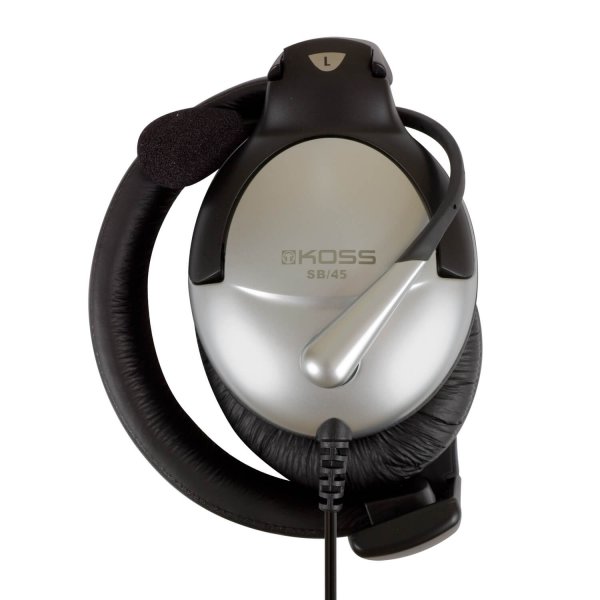 Koss Headset SB45 USB On-Ear Silver/Svart