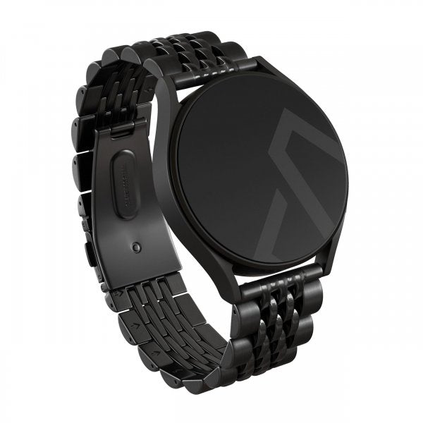 Burga Samsung Galaxy Watch 22mm Armband Metal Svart