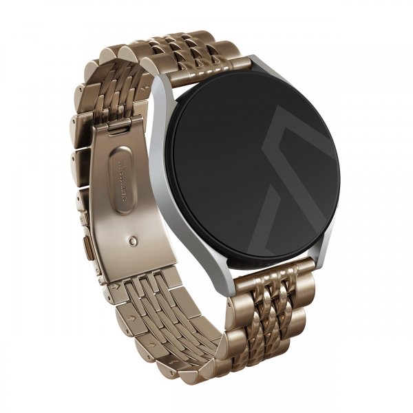 Burga Samsung Galaxy Watch 20mm Armband Metal Guld