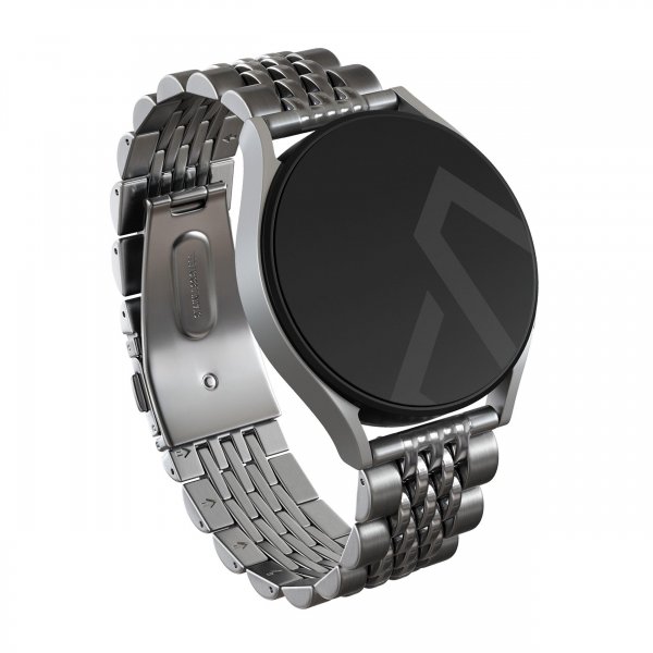 Burga Samsung Galaxy Watch 20mm Armband Metal Silver