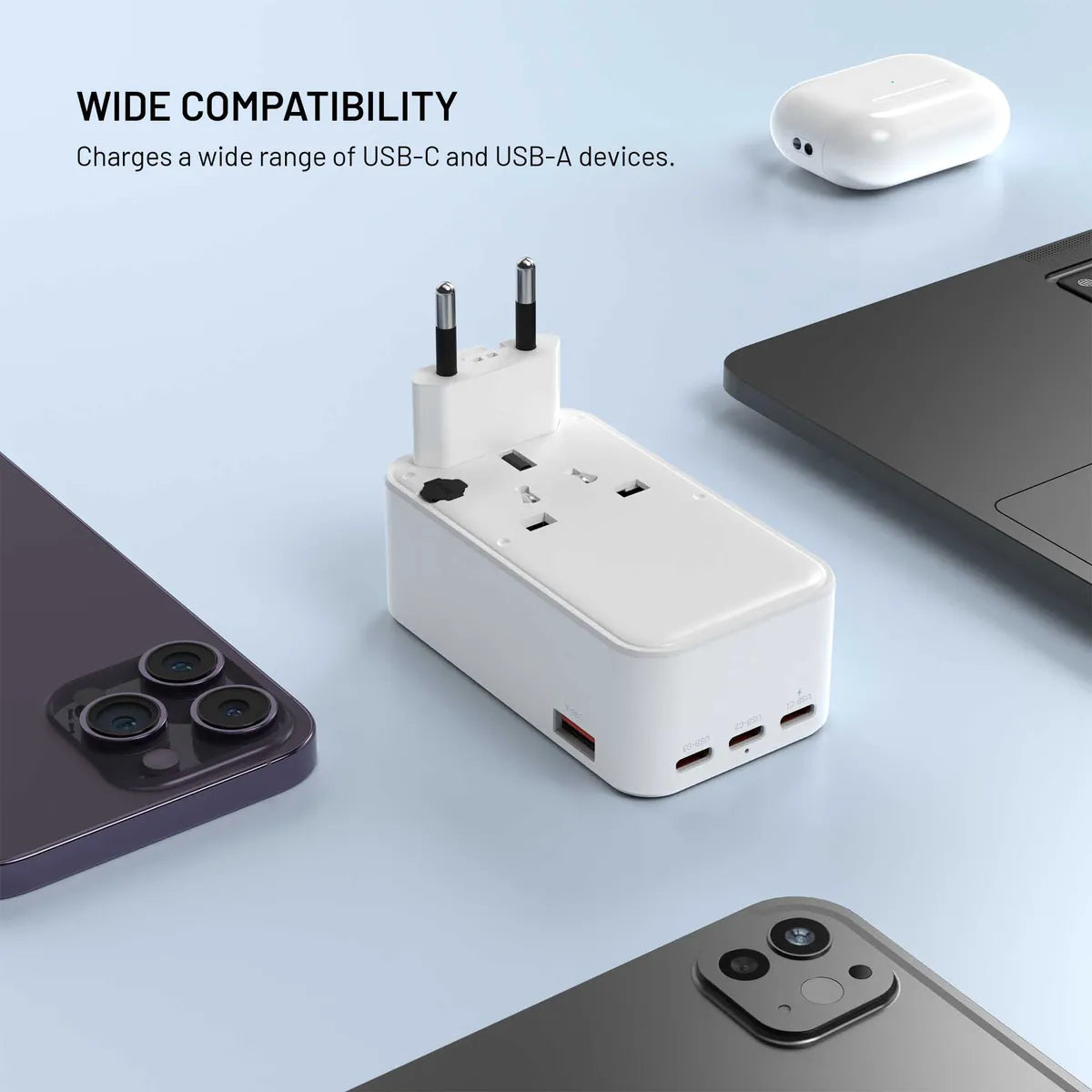 Fixed Reseladdare Voyager 45W EU/UK/USA