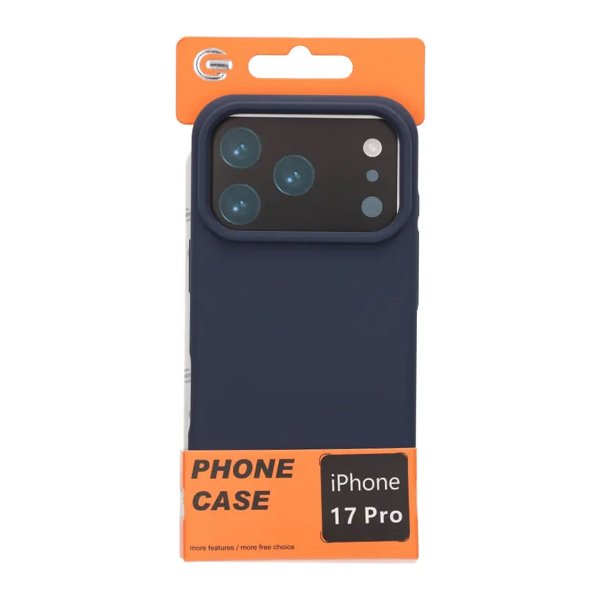 iPhone 17 Pro Skal Liquid Silicone Blå