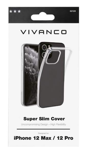 Vivanco iPhone 12/iPhone 12 Pro Skal Super Slim Cover Transparent