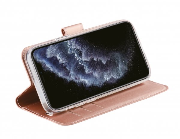 Vivanco iPhone 12 Mini Fodral Classic Wallet Roseguld