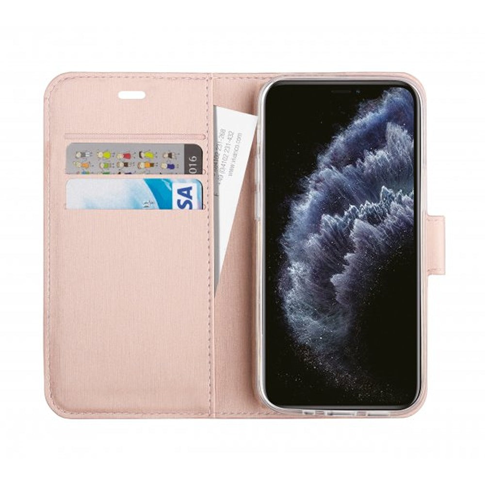 Vivanco iPhone 12 Pro Max Fodral Classic Wallet Roseguld