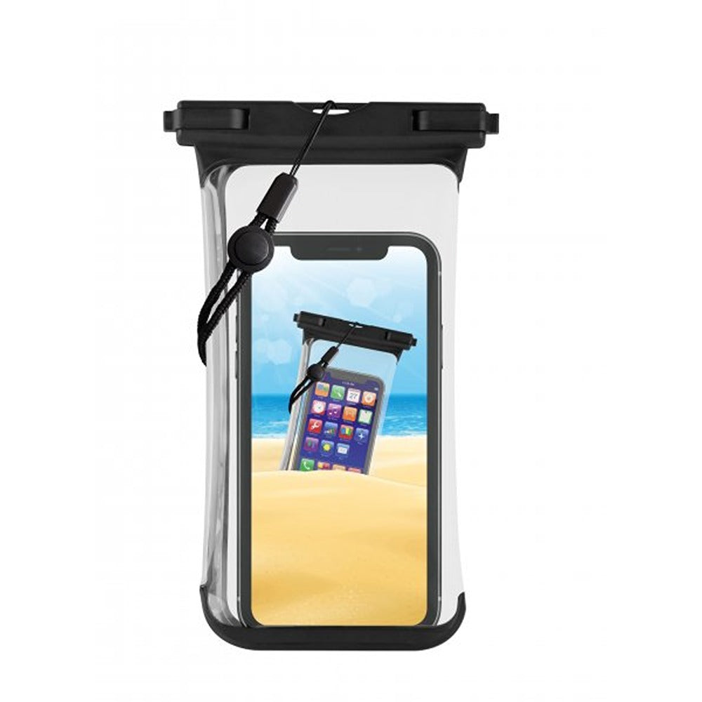 Vivanco 6.7" Smartphone Beach Bag Vattentätt Fodral IPX8 Svart