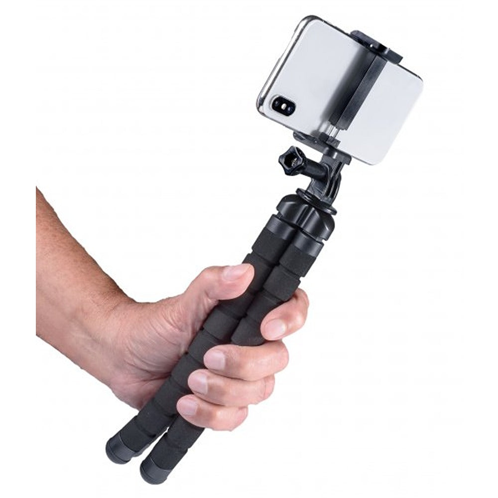 Vivanco Tripodstativ för Smartphone/GoPro/Actioncam 55-80mm