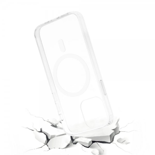Vivanco iPhone 13 Pro Skal Mag Steady MagSafe Transparent