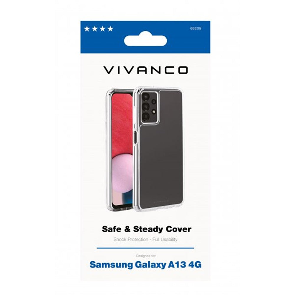 Vivanco Samsung Galaxy A13 4G Skal Safe & Steady Transparent