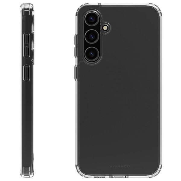 Vivanco Samsung Galaxy S23 FE Skal Safe & Steady Transparent