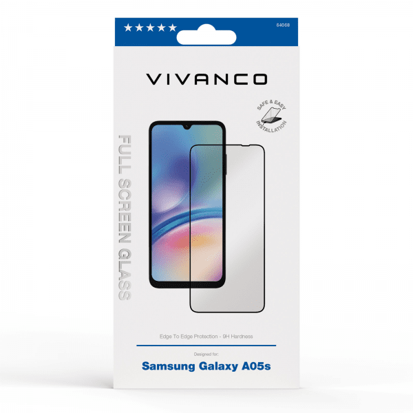 Vivanco Samsung Galaxy A05s Skärmskydd Full Screen