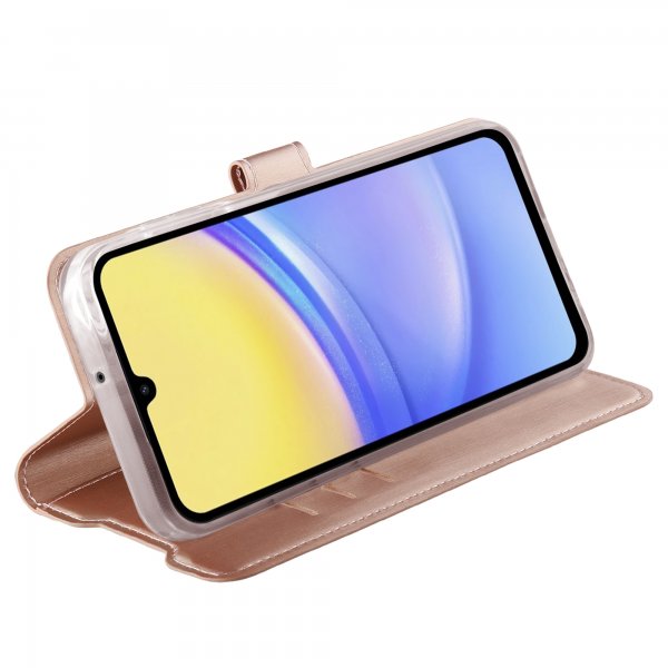 Vivanco Samsung Galaxy A55 Fodral Classic Wallet Roseguld