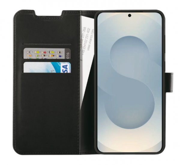 Vivanco Samsung Galaxy S25 Edge Fodral Classic Wallet Svart