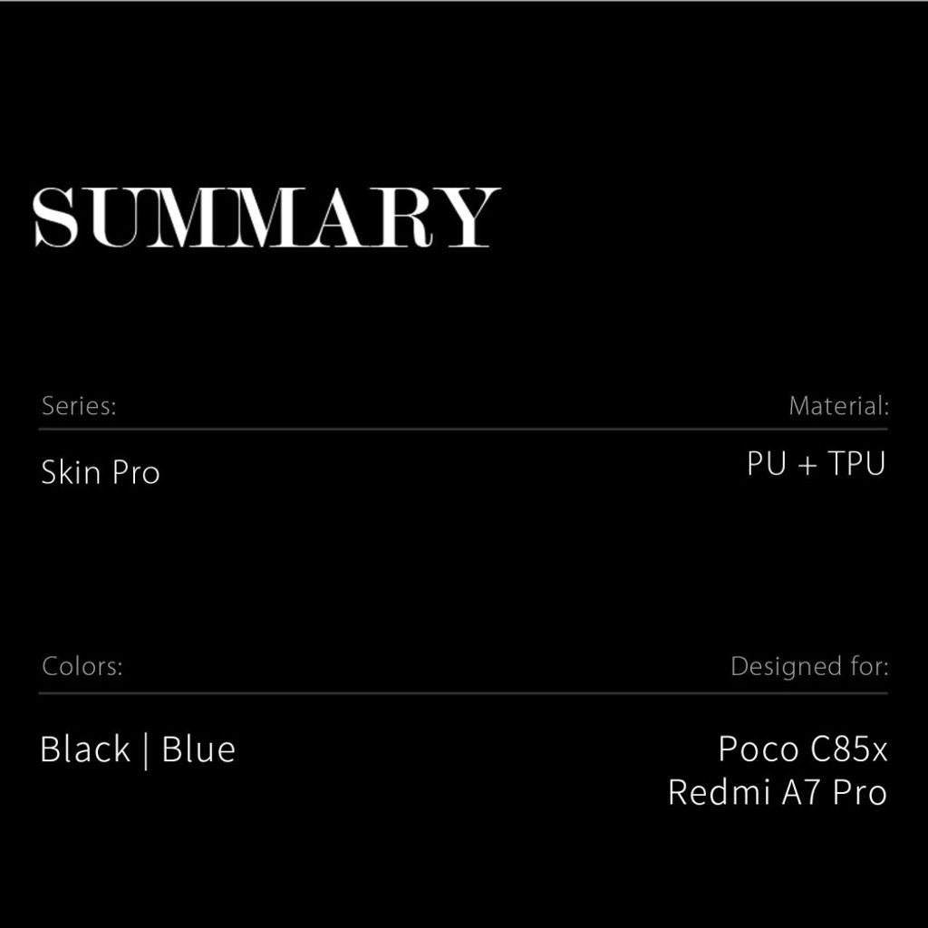 Dux Ducis Xiaomi Redmi A7 Pro Fodral Skin Pro Series Svart