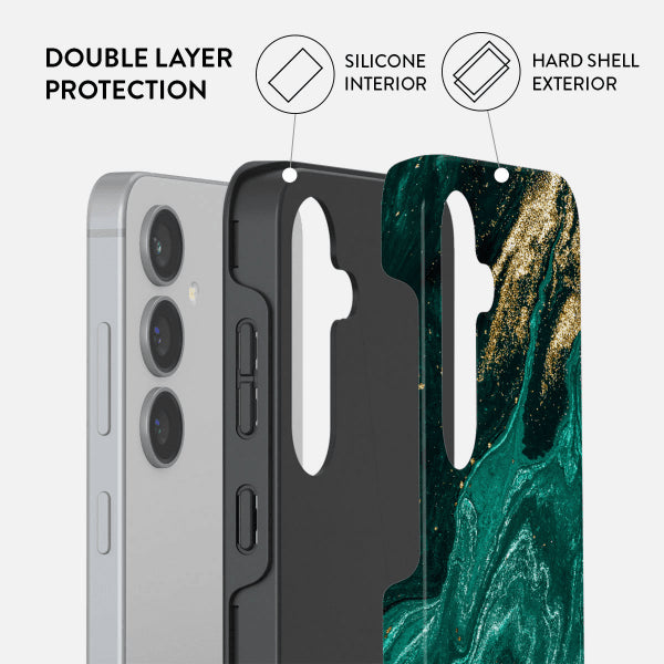 Burga Samsung Galaxy S24 FE Skal Tough Emerald Pool