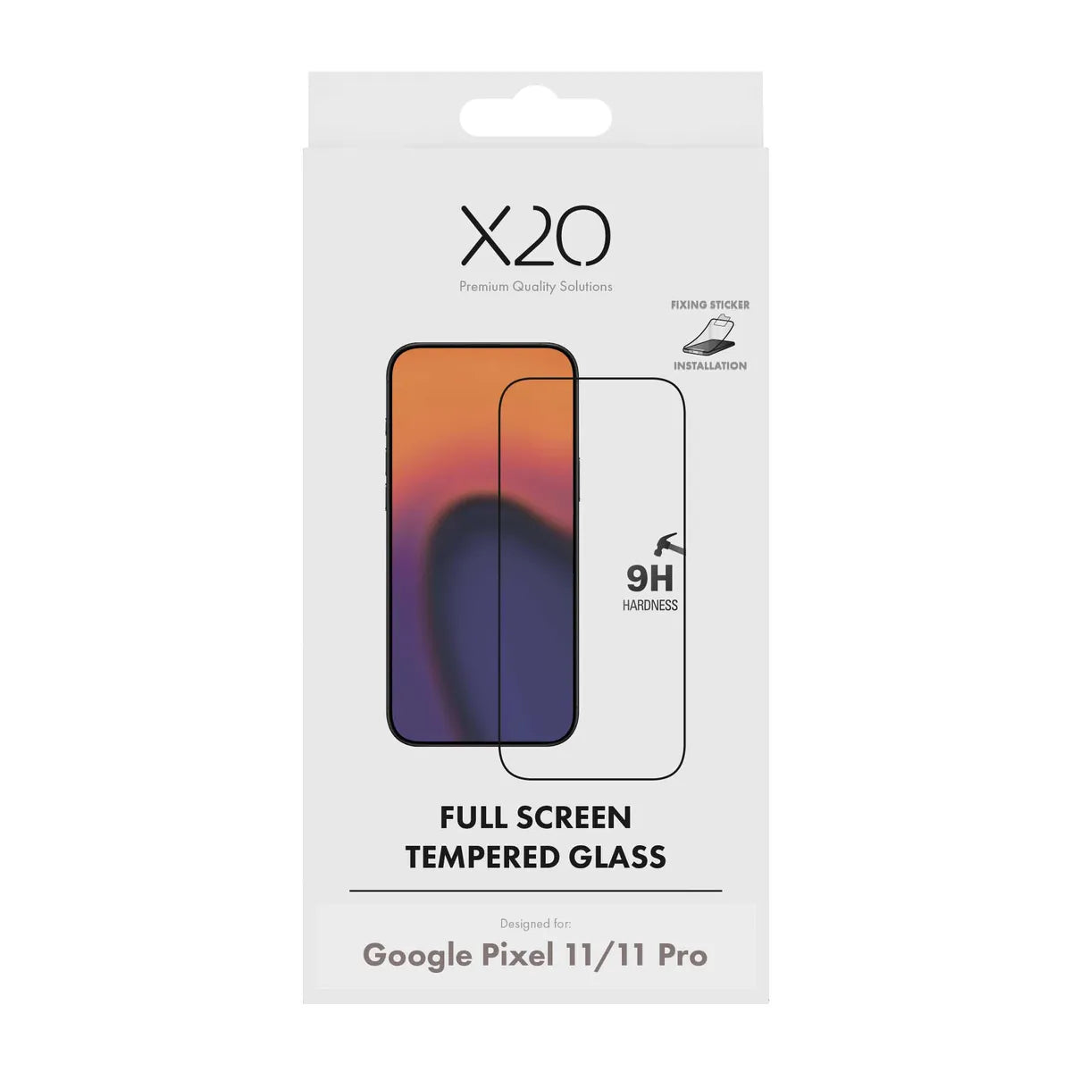 X2O Google Pixel 11/Pixel 11 Pro Skärmskydd Full Screen