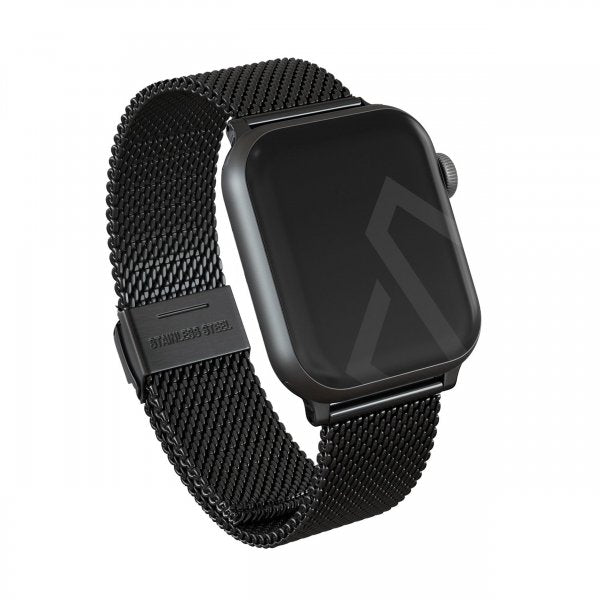 Burga Apple Watch 38/40/41/42mm Armband Mesh Elegance Svart