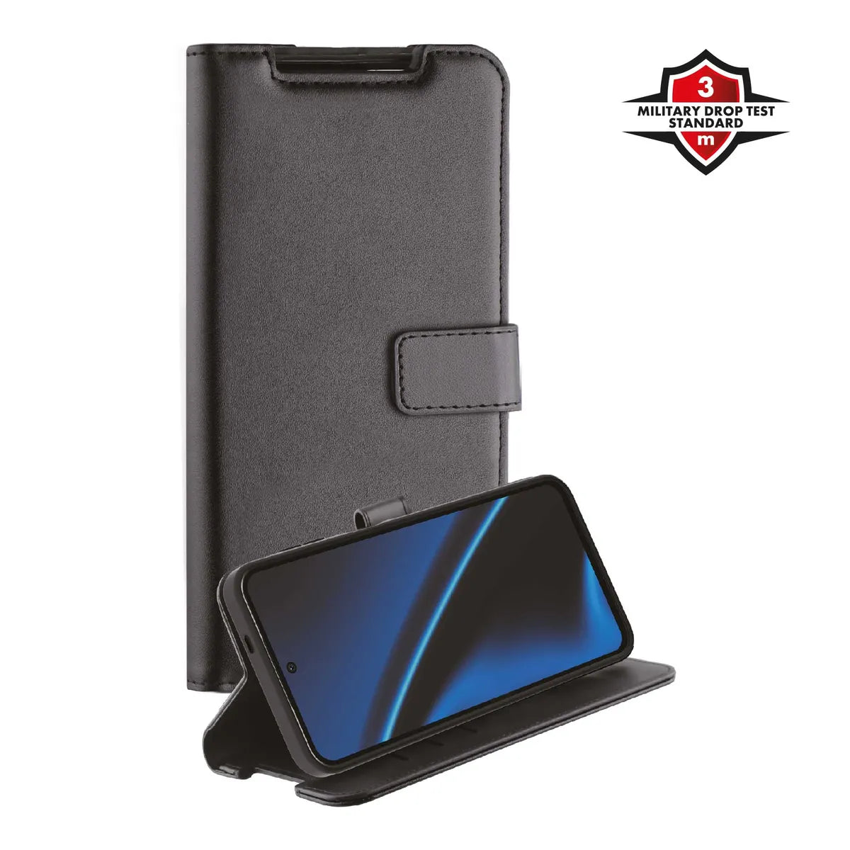 X2O Samsung Galaxy S25 Fodral Classic Wallet Svart