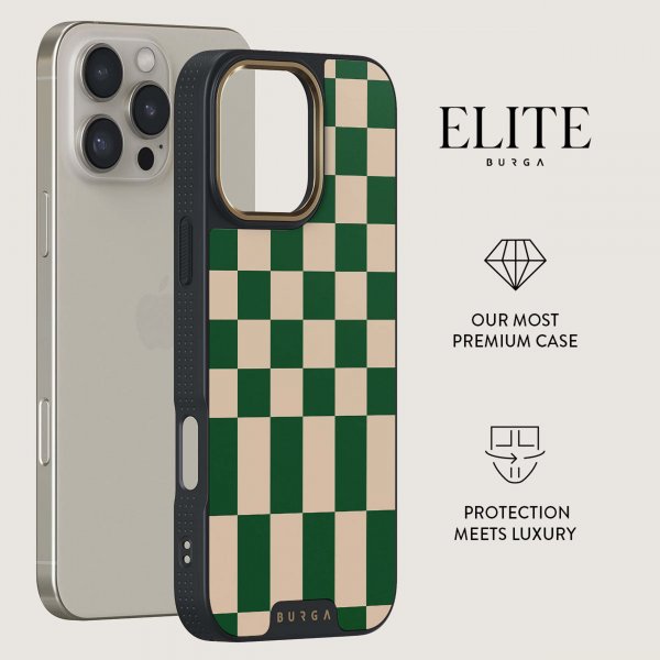 Burga iPhone 16 Plus Skal Elite Dark MagSafe Ivy League
