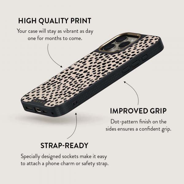 Burga iPhone 14 Skal Elite Dark MagSafe Almond Latte