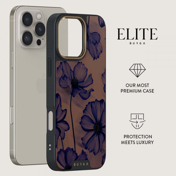 Burga iPhone 15 Pro Skal Elite Dark MagSafe Velvet Night