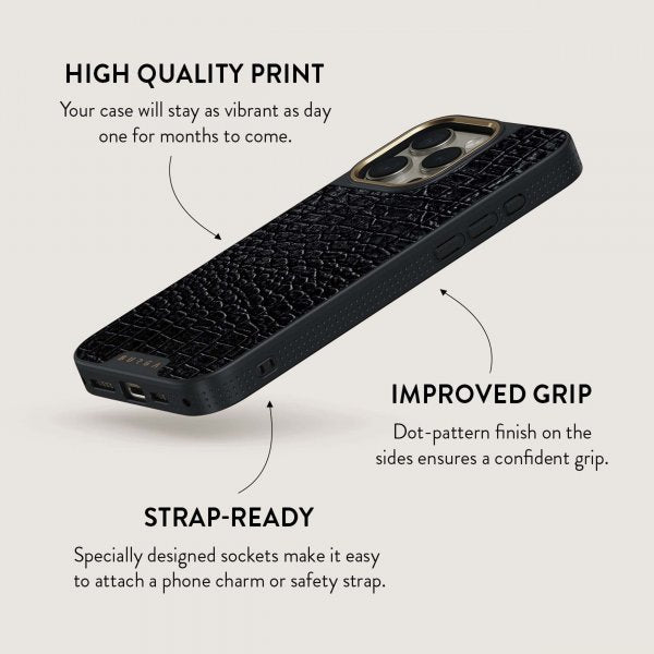 Burga iPhone 15 Plus Skal Elite Dark MagSafe Reaper's Touch