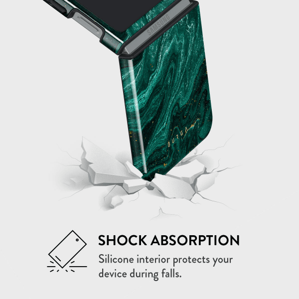 Burga Samsung Galaxy Z Flip 6 Skal Tough Emerald Pool