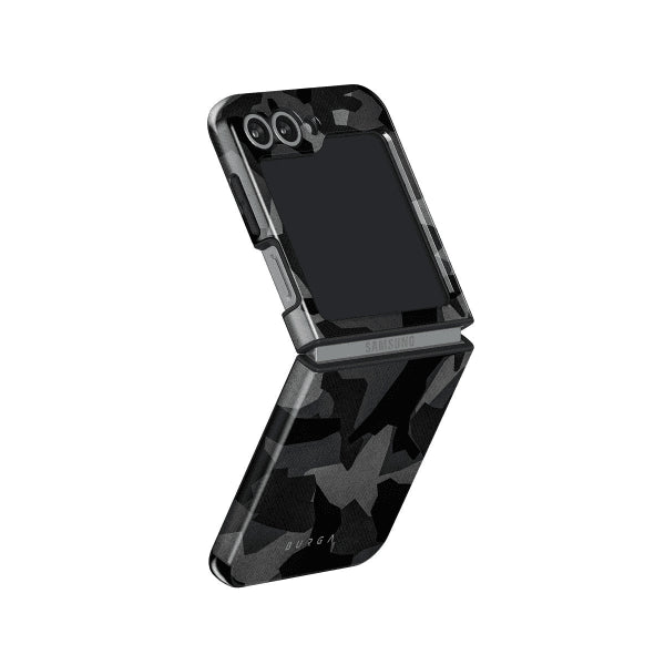 Burga Samsung Galaxy Z Flip 6 Skal Tough Night Black Camo