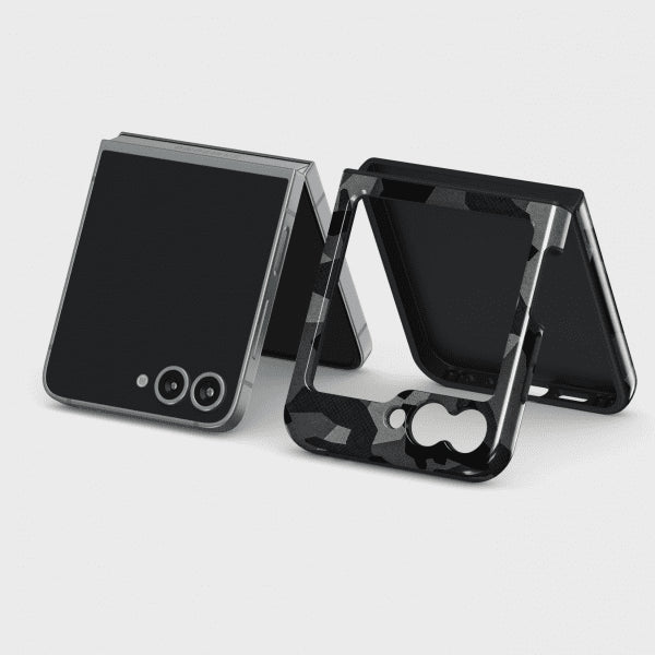 Burga Samsung Galaxy Z Flip 6 Skal Tough Night Black Camo