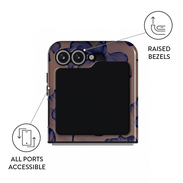 Burga Samsung Galaxy Z Flip 6 Skal Tough Velvet Night