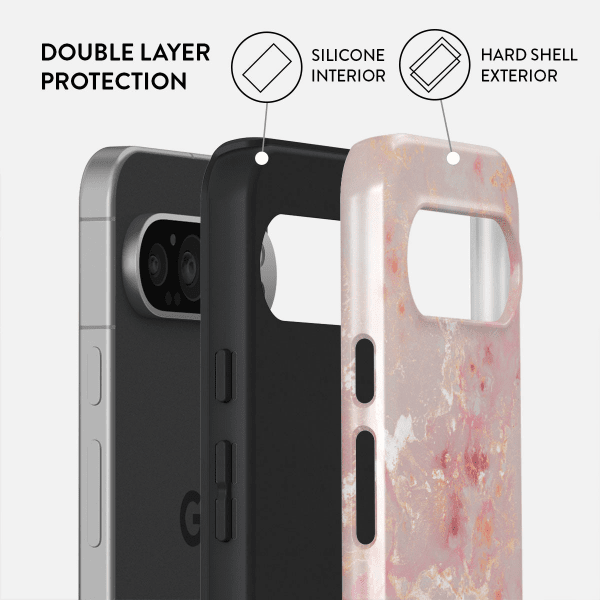 Burga Google Pixel 9 Pro XL Skal Tough Golden Coral