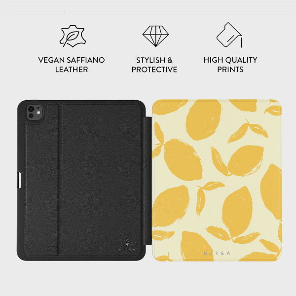 Burga iPad Pro 13 (M4/M5) Fodral Folio Lemon Tart