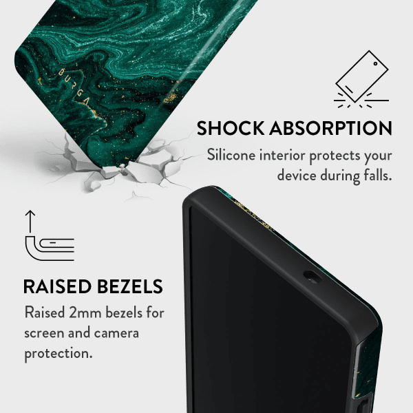 Burga Samsung Galaxy S25 Plus Skal Tough Emerald Pool