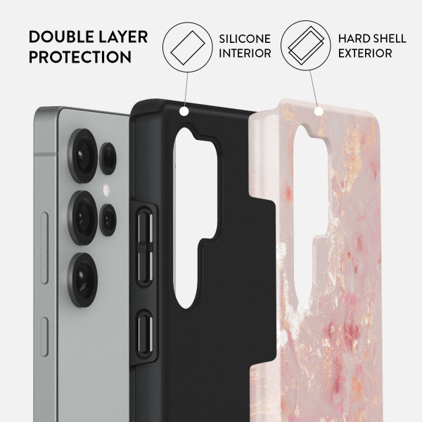 Burga Samsung Galaxy S25 Ultra Skal Tough Golden Coral